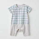 （天竺）スモーキーグリーン系ギンガムチェック