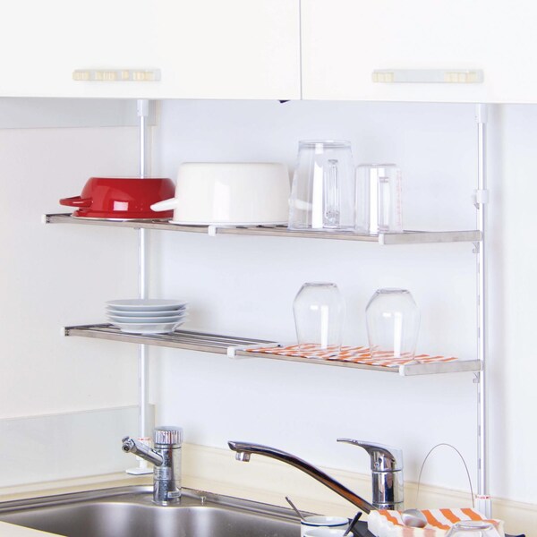 【ベルメゾン】伸縮式つっぱりラック