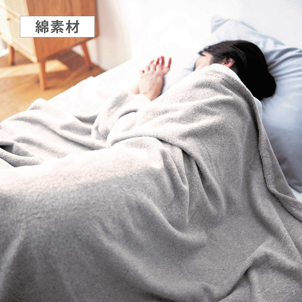 【BELLE MAISON DAYS】先染めならではの柔らかさと軽やかさ。綿素材が気持ちいいタオルケット