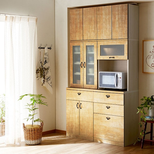 【ベルメゾン】【高さ1cmピッチサイズオーダー】壁面収納上置き キナコ(MIEL-3)