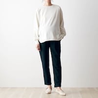 ブラック／モデル身長166cm・マタニティMサイズ着用