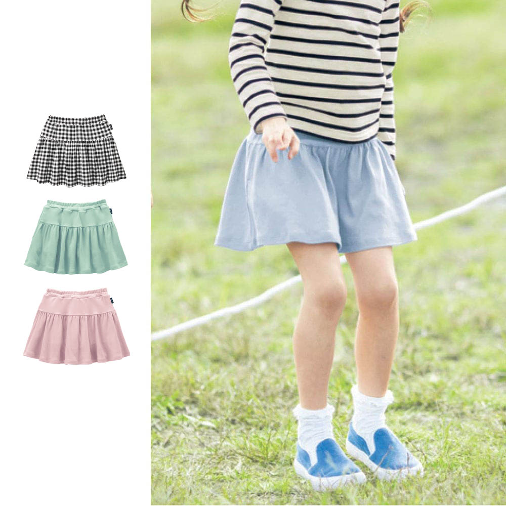 【ジータ/GITA】インナーパンツ付きカットソースカート 【子供服】 【ジータ/GITA】インナーパンツ付きカットソースカート 【子供服】