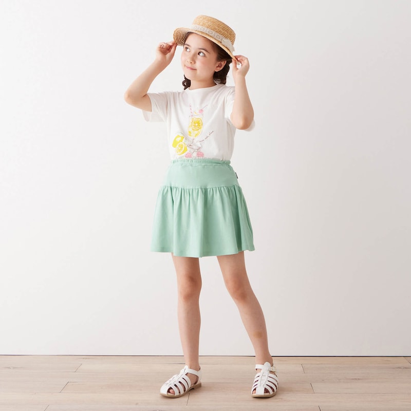 ミント／モデル身長131.5cm・130サイズ着用