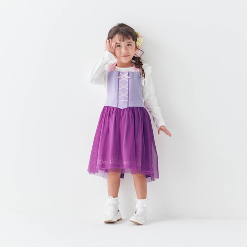 憧れを叶え、楽しくお手伝い♪ KIDSエプロンドレス(選べるキャラクター) サイズ：70～140cm（ディズニー/Disney）