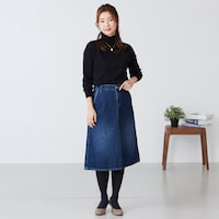 着用モデルの身長は、160cm、着用Mサイズ