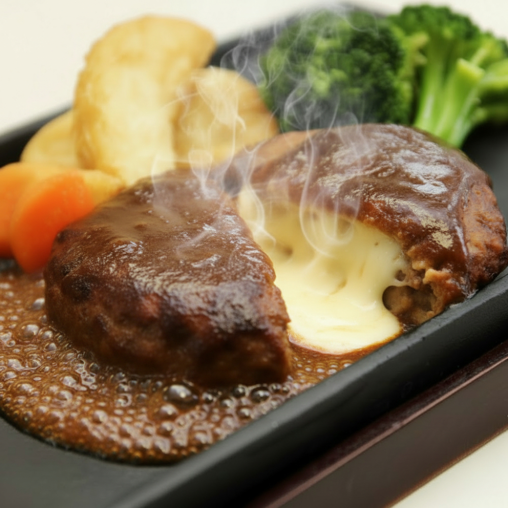 【ベルメゾン】レンジ対応 とろけるチーズハンバーグ 20個/30個