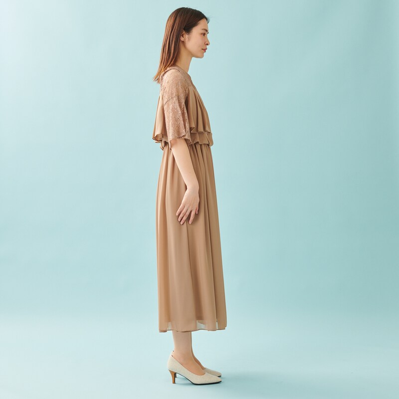 レース使いロングワンピース フォーマルにも ｓ ５ｌ スウィートアズ Sweet As 通販のベルメゾンネット