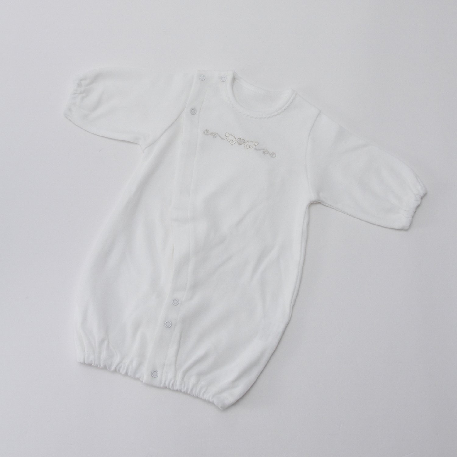 【OP-mini 】打ち合わせドレスオール【新生児ベビー服】 【OP-mini 】打ち合わせドレスオール【新生児ベビー服】