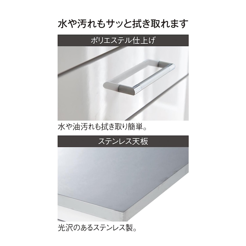 ※ポリエステル仕上げはホワイトのみ