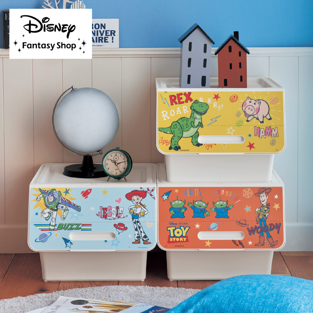 【ディズニー/Disney】ふた付きケース(選べるキャラクター)