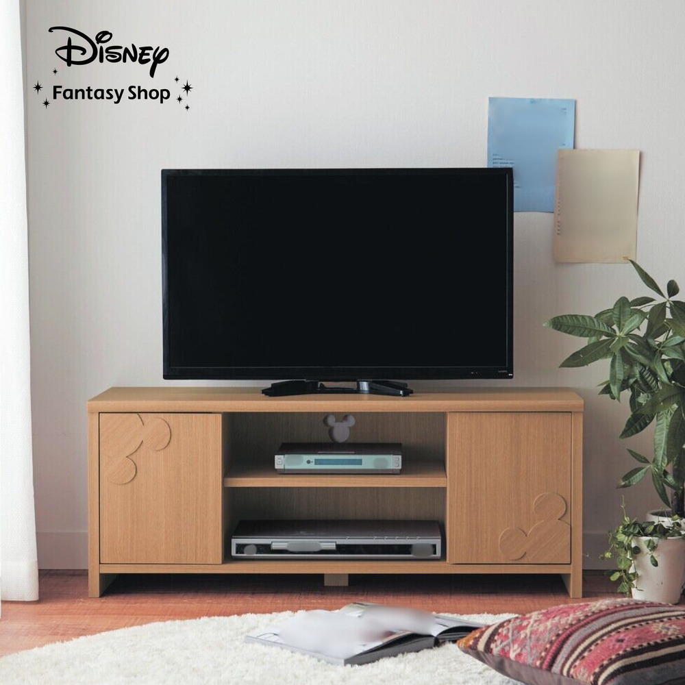 【ディズニー/Disney】コンパクトテレビ台「ミッキーモチーフ」