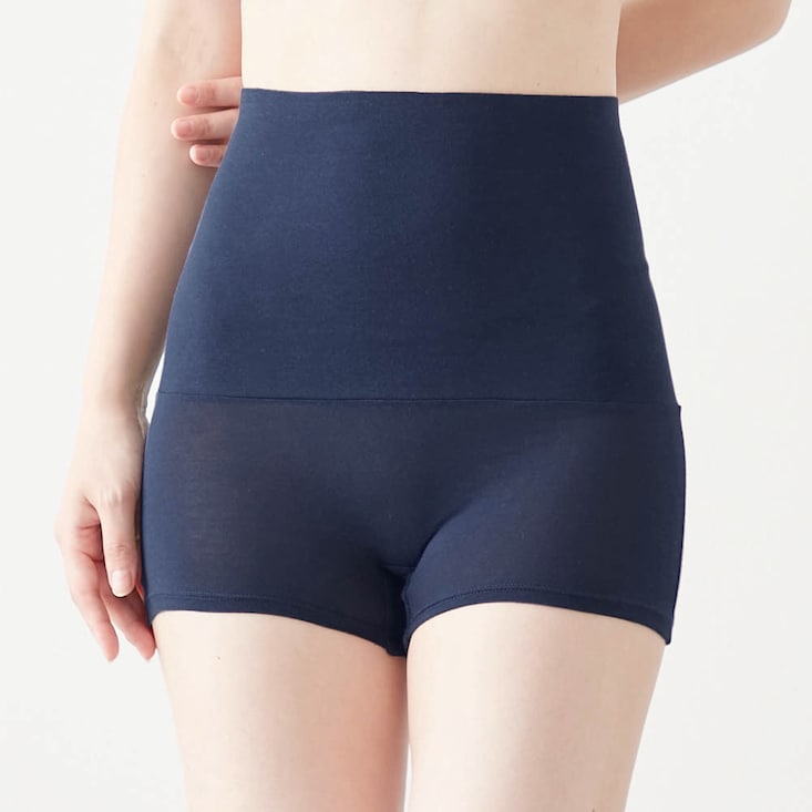 汗取りインナー・綿混腹巻付きパンツ