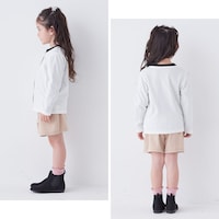 オフホワイト／モデル身長107.5cm・110サイズ着用