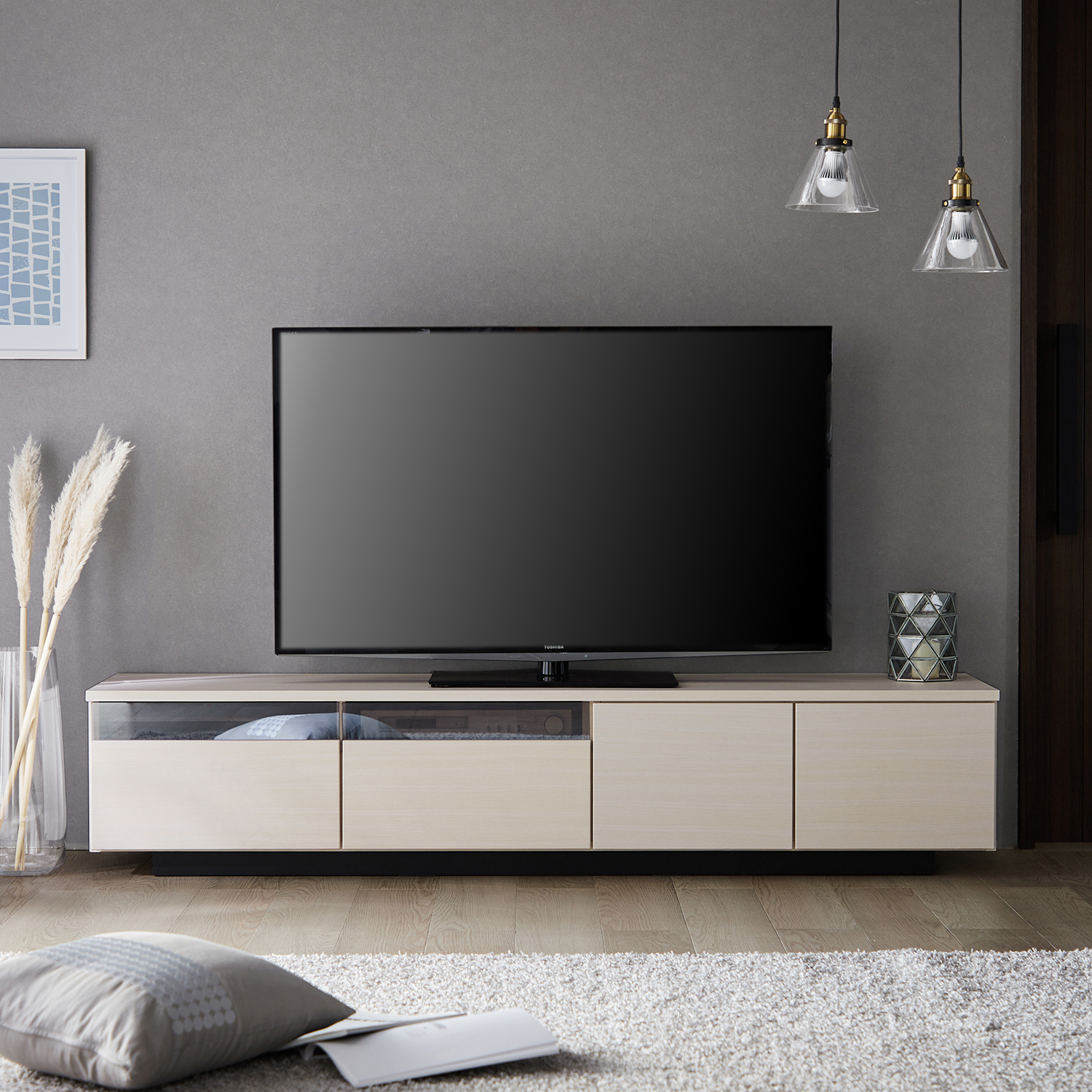 【ベルメゾン】4サイズ×5色から選べるテレビ台