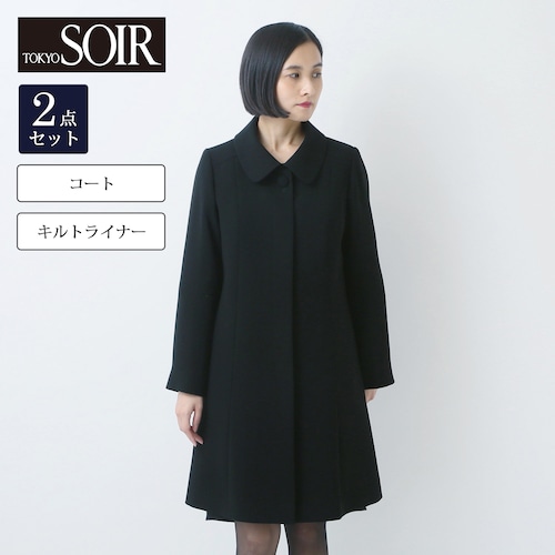 黒 コート レディース 冠婚葬祭の通販 通販のベルメゾンネット