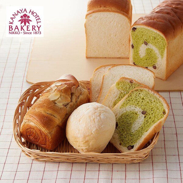 【金谷ホテルベーカリー】抹茶大納言が入ったパン詰合せ 4種