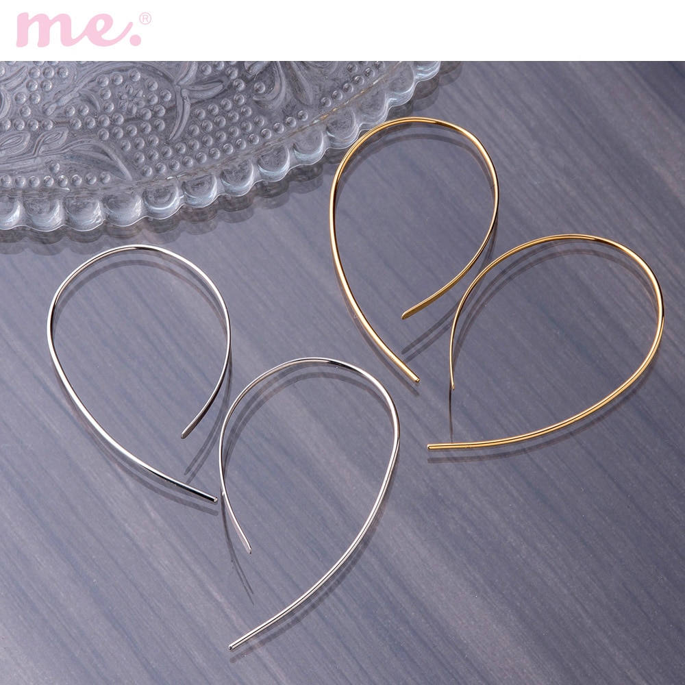 【ミー×ベルメゾン/me.×BELLE MAISON】【受注生産】プラチナ・18金フックピアス