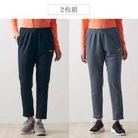 ブラック×ブラック＆チャコール×ピンクの2点セット