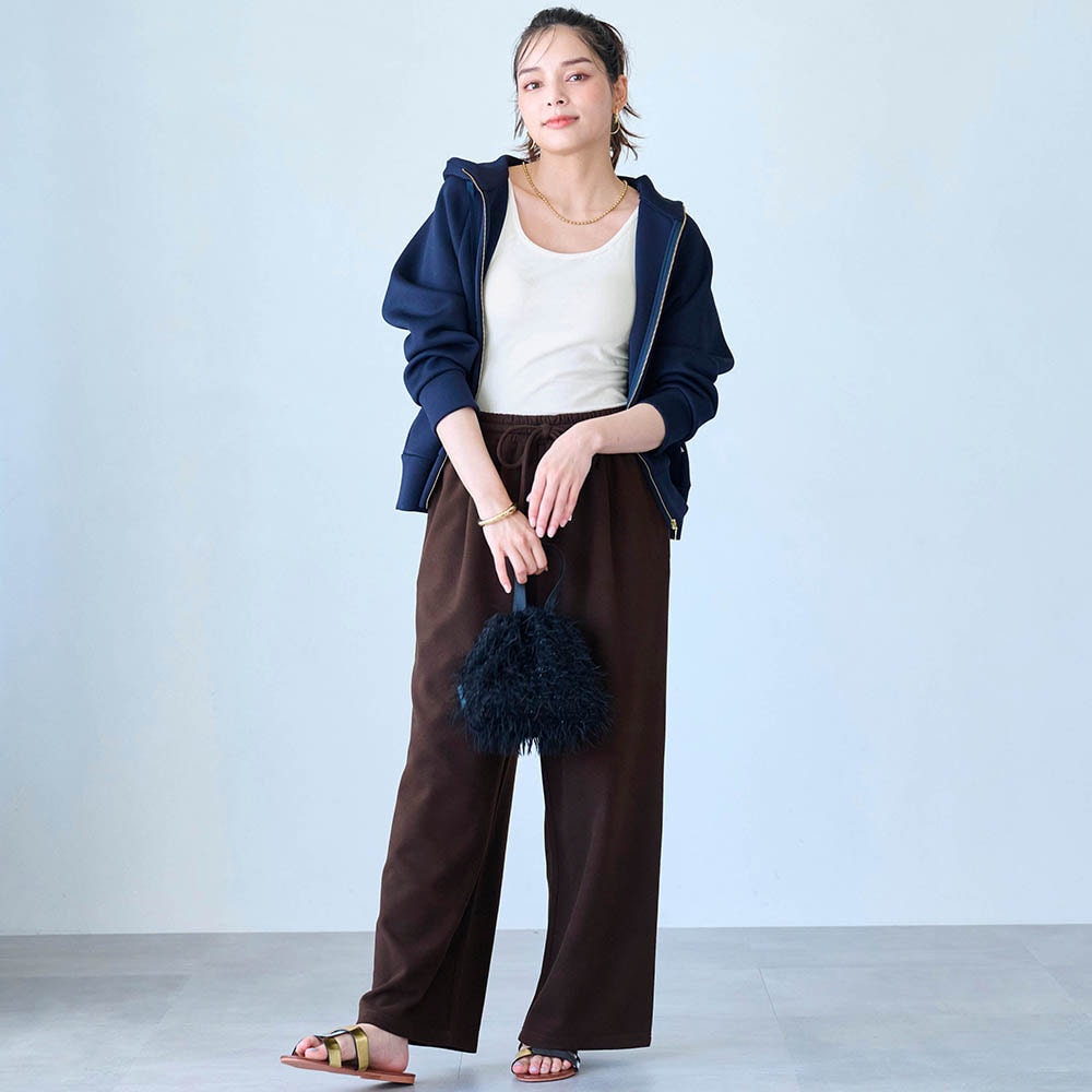 大人のためのしめつけない綿混ブラタンクトップ（タンクトップ