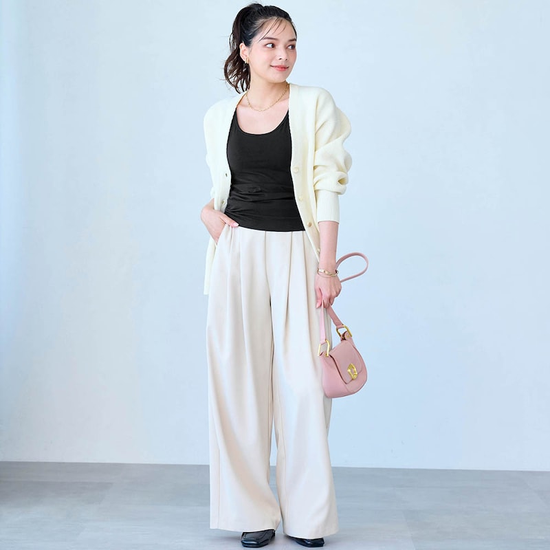 モデル身長161cm／M（ブラック）