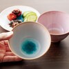 【天龍窯】ガラス釉のお茶碗 萩焼
