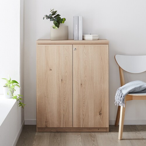 大量収納！まるで造り付け家具のようなロータイプ同人誌ラック （期間限定色 ナチュラル）