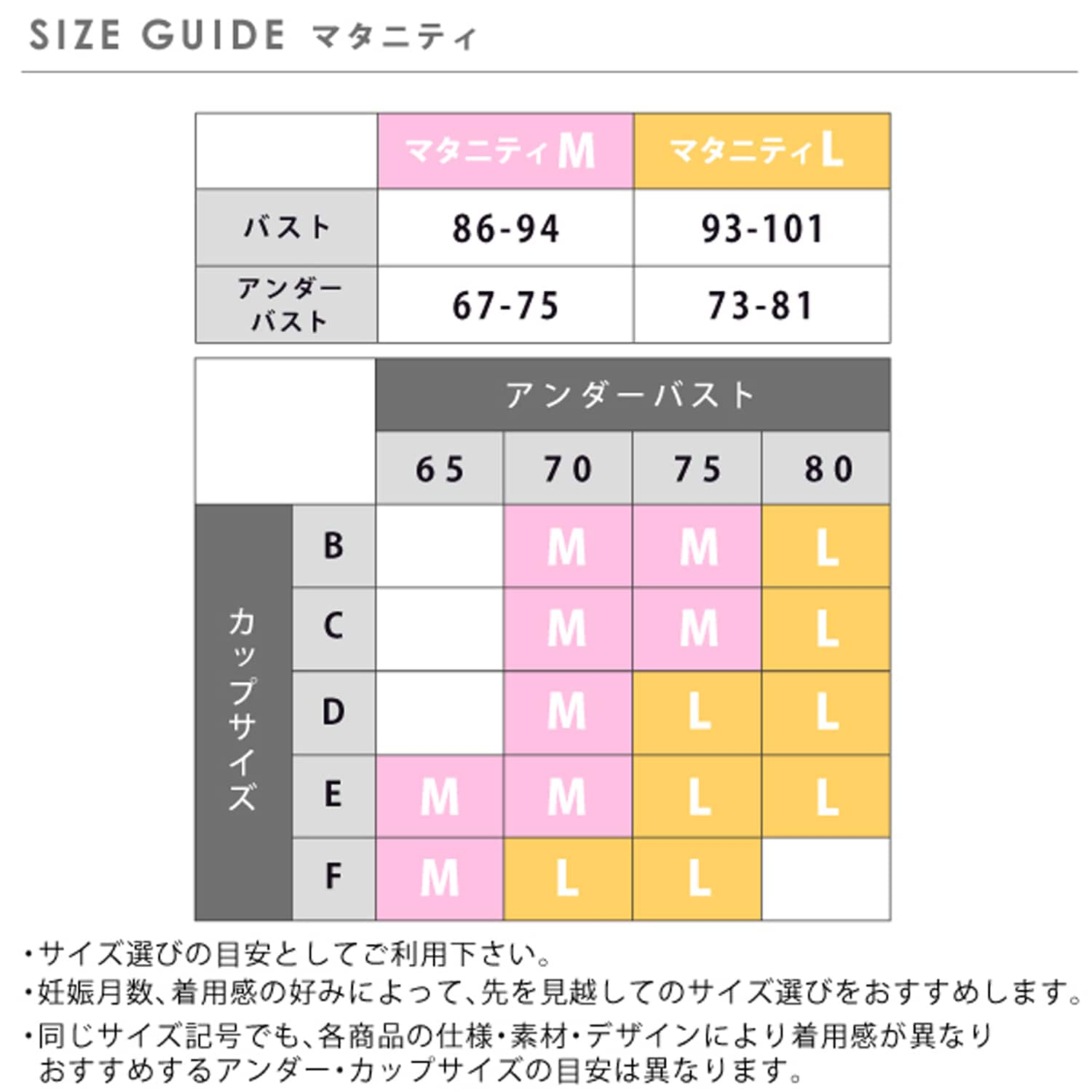 マタニティサイズナチュラルフィットノンワイヤーブラジャー