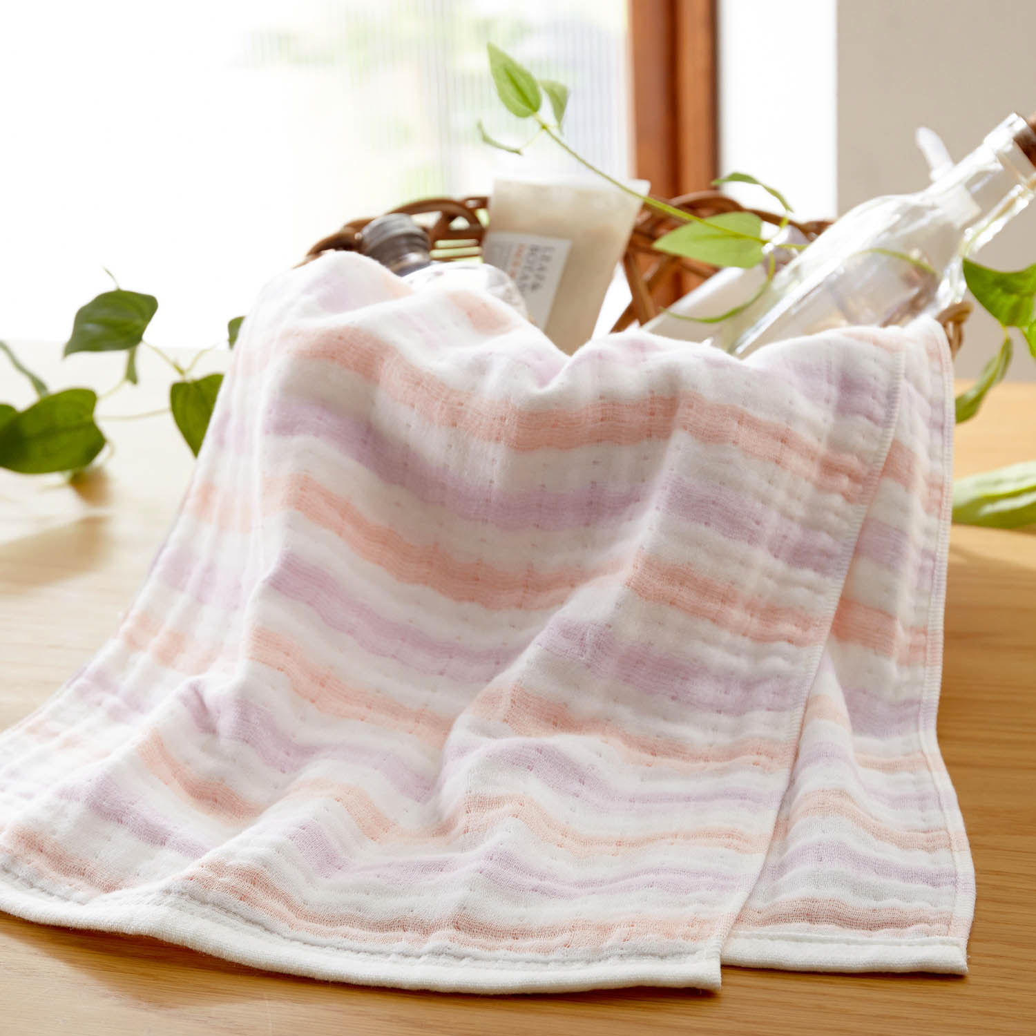 【ベルメゾン】やわらかガーゼフェイスタオル"天使のガーゼ