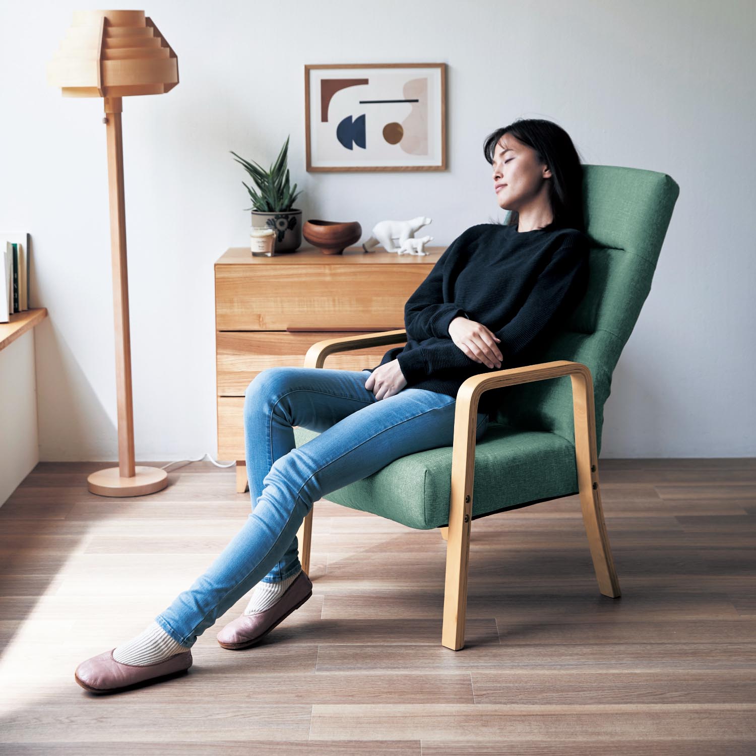 【ベルメゾン】ハイバックリクライニング高座椅子 【ベルメゾン】ハイバックリクライニング高座椅子