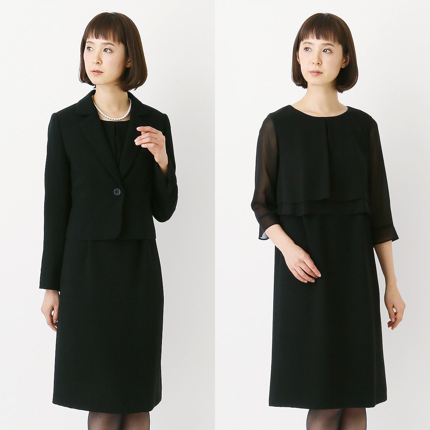 テーラードブラックフォーマル2点セットスーツ 7ar 17ar 喪服 礼服 ソリテール Soriteal 通販のベルメゾンネット テーラードブラックフォーマル2点セットスーツ 7ar 17ar 喪服 礼服 ソリテール Soriteal 通販のベルメゾンネット