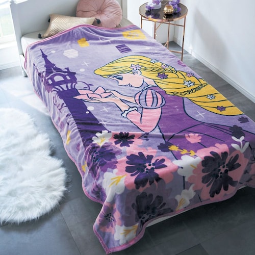 【新柄登場】 なめらかマイクロファイバー毛布(選べるキャラクター)（ディズニー/Disney）