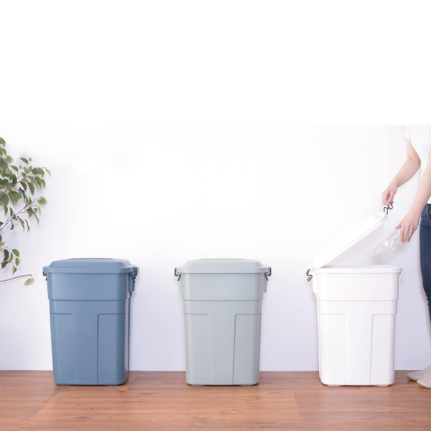 衝撃に強い 蓋付き屋外用ゴミ箱 トラッシュカ 50l 通販のベルメゾンネット 衝撃に強い 蓋付き屋外用ゴミ箱 トラッシュカ 50l 通販のベルメゾンネット