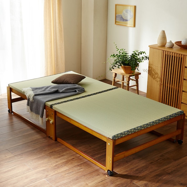 【ベルメゾン】折りたたみひのきの畳ベッド