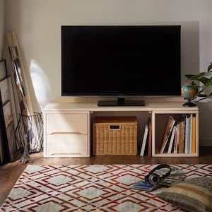 テレビ台として／A／オープン、D／引出し(※ユニットボックス専用天板は別売り）