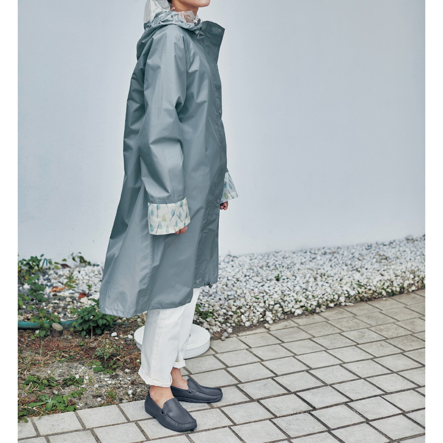 おすすめ Jnylon フラワーデザインレインコート その他 Labelians Fr