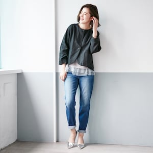 コーディネイト例（モデル身長165、着用サイズ：M）