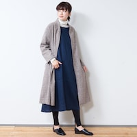 秋冬コーディネート例（着用モデルは身長163ｃｍ、普段着用Mサイズ、着用Mサイズ）