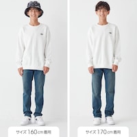 サイズ別着用比較／モデル身長158cm