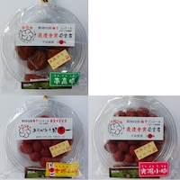 日本一七折小梅、南高梅、光陽小梅の味と風味、食感の違いを楽しんでいただけるセットです。
