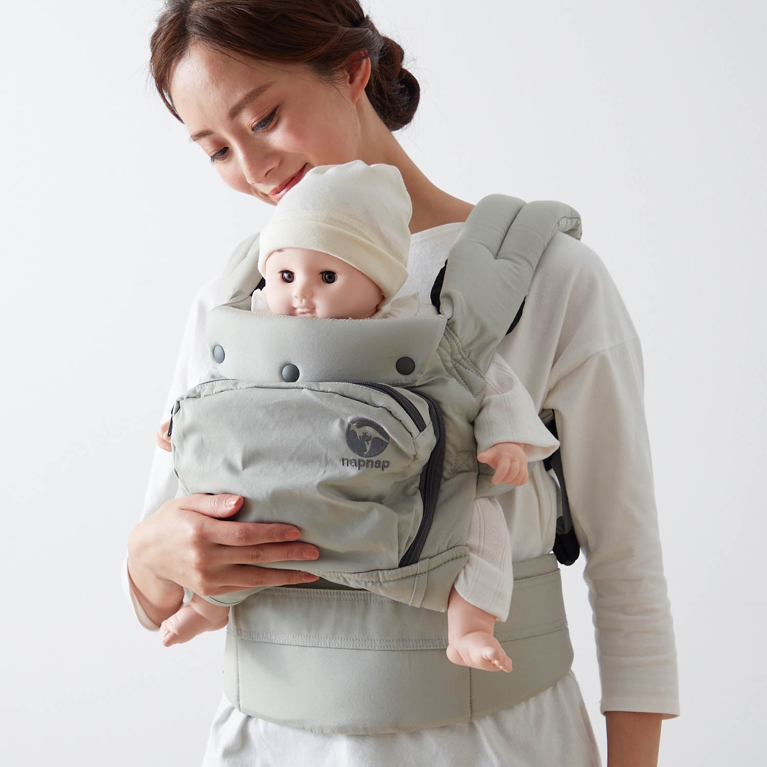 新品】ベビーの体型を考えて設計された新生児から使える抱っこひも多