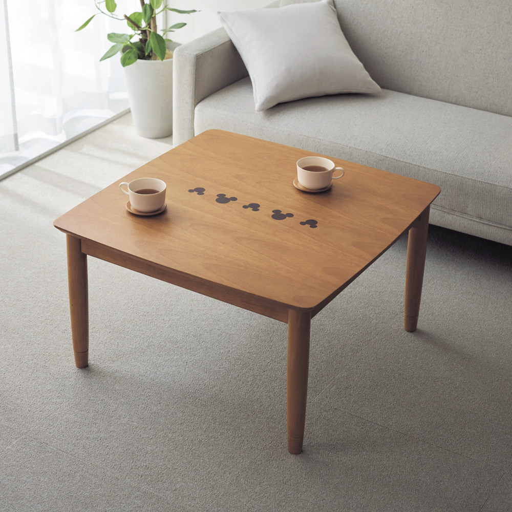 【ディズニー/Disney】年中使える継ぎ脚こたつ「ミッキーモチーフ」