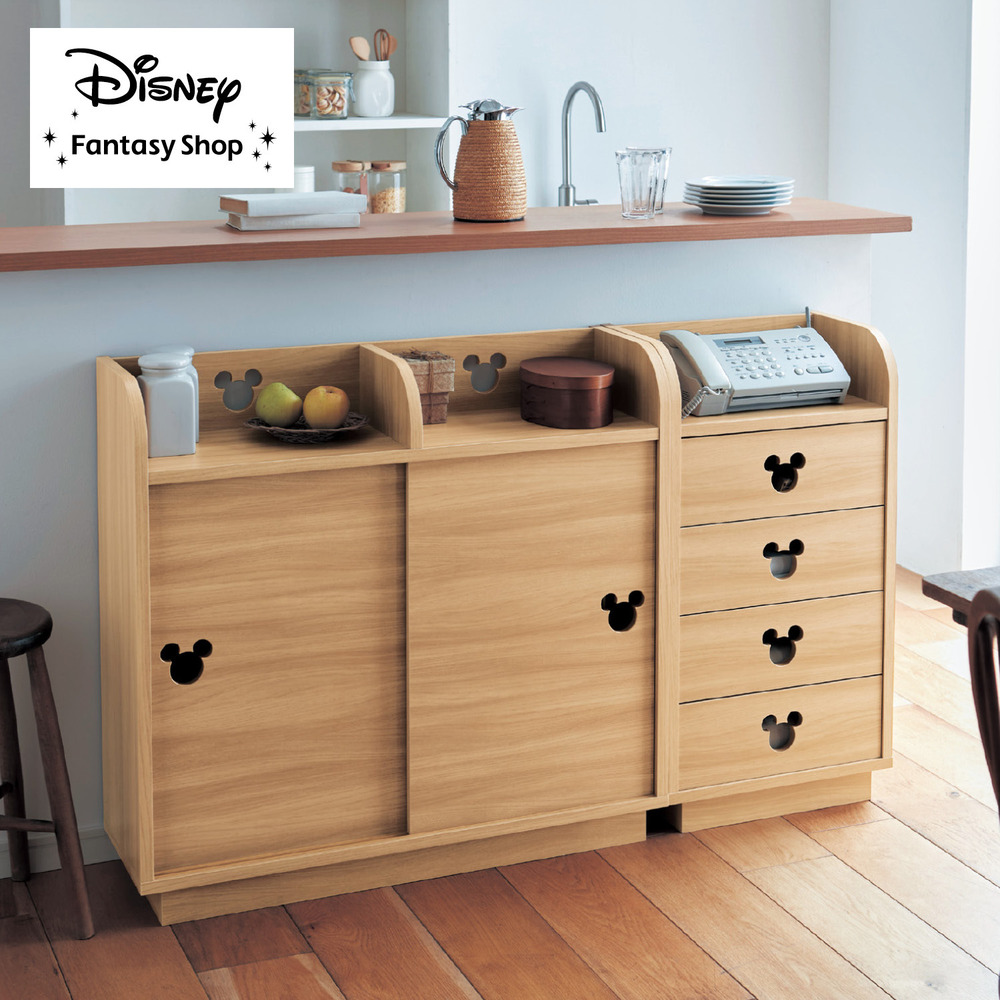 飾り棚付きカウンター下引戸キャビネット ミッキーモチーフ ディズニー Disney 通販のベルメゾンネット 飾り棚付きカウンター下引戸キャビネット ミッキーモチーフ ディズニー Disney 通販のベルメゾンネット