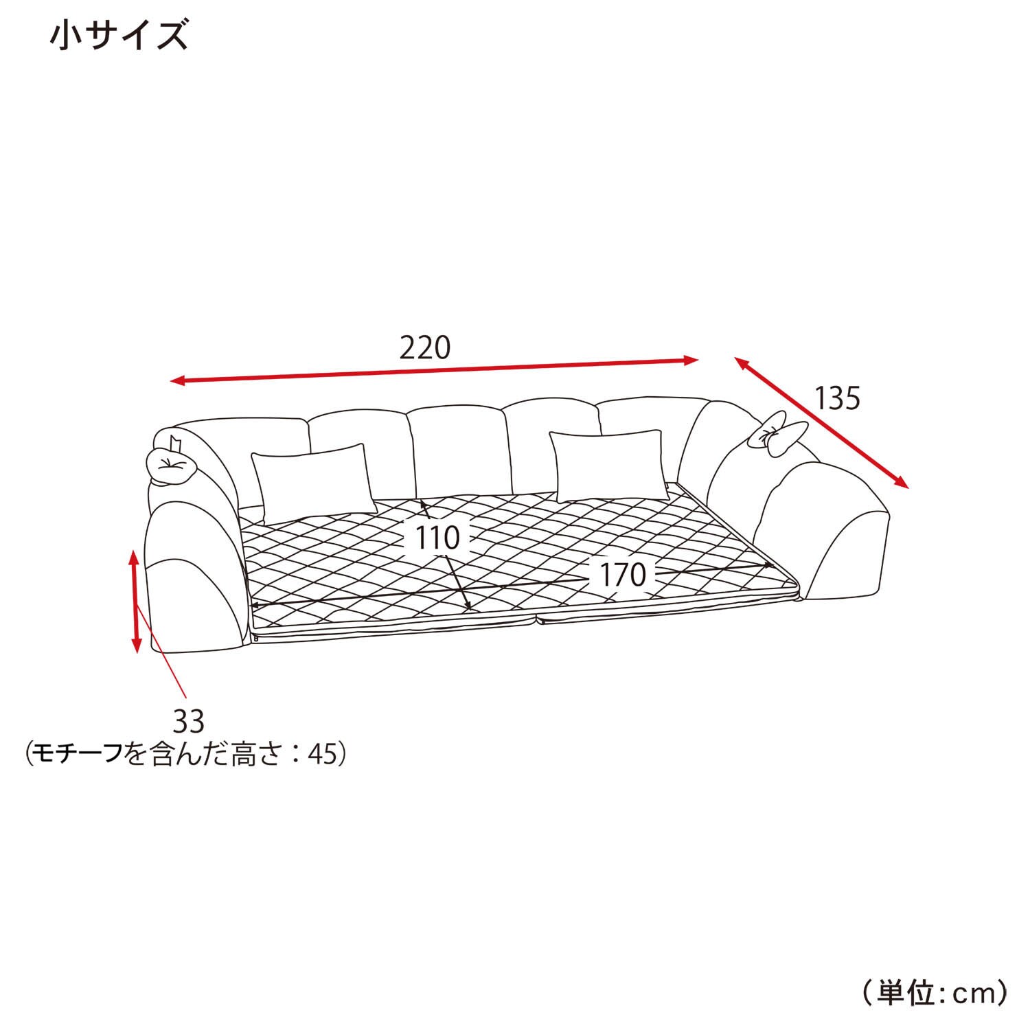 キャラクターイメージのダブルコーナークッションセット（選べる