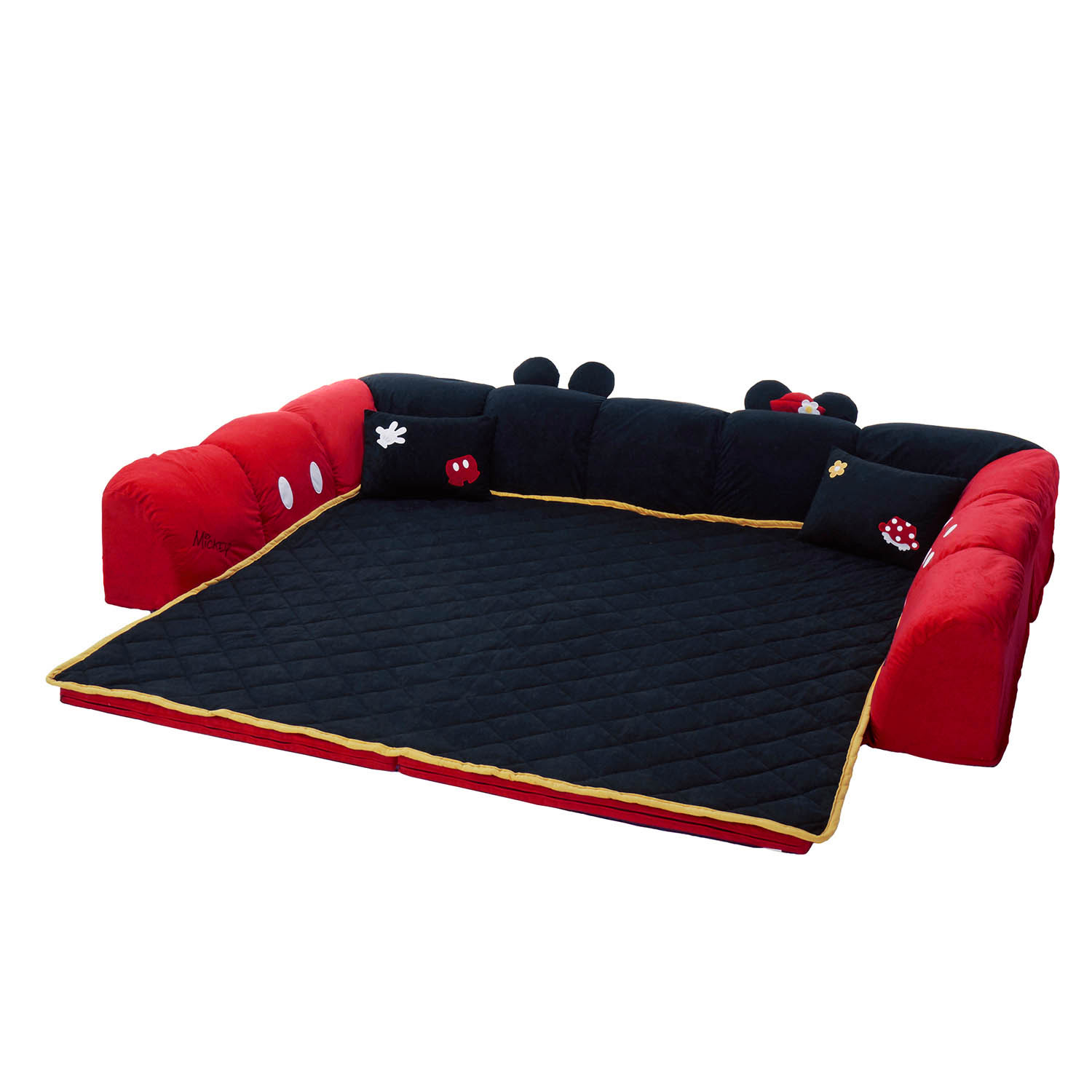 キャラクターイメージのダブルコーナーローソファーセット(選べるキャラクター)(グータラグ/Guutarug) キャラクターイメージのダブルコーナーローソファーセット(選べるキャラクター)(グータラグ/Guutarug)