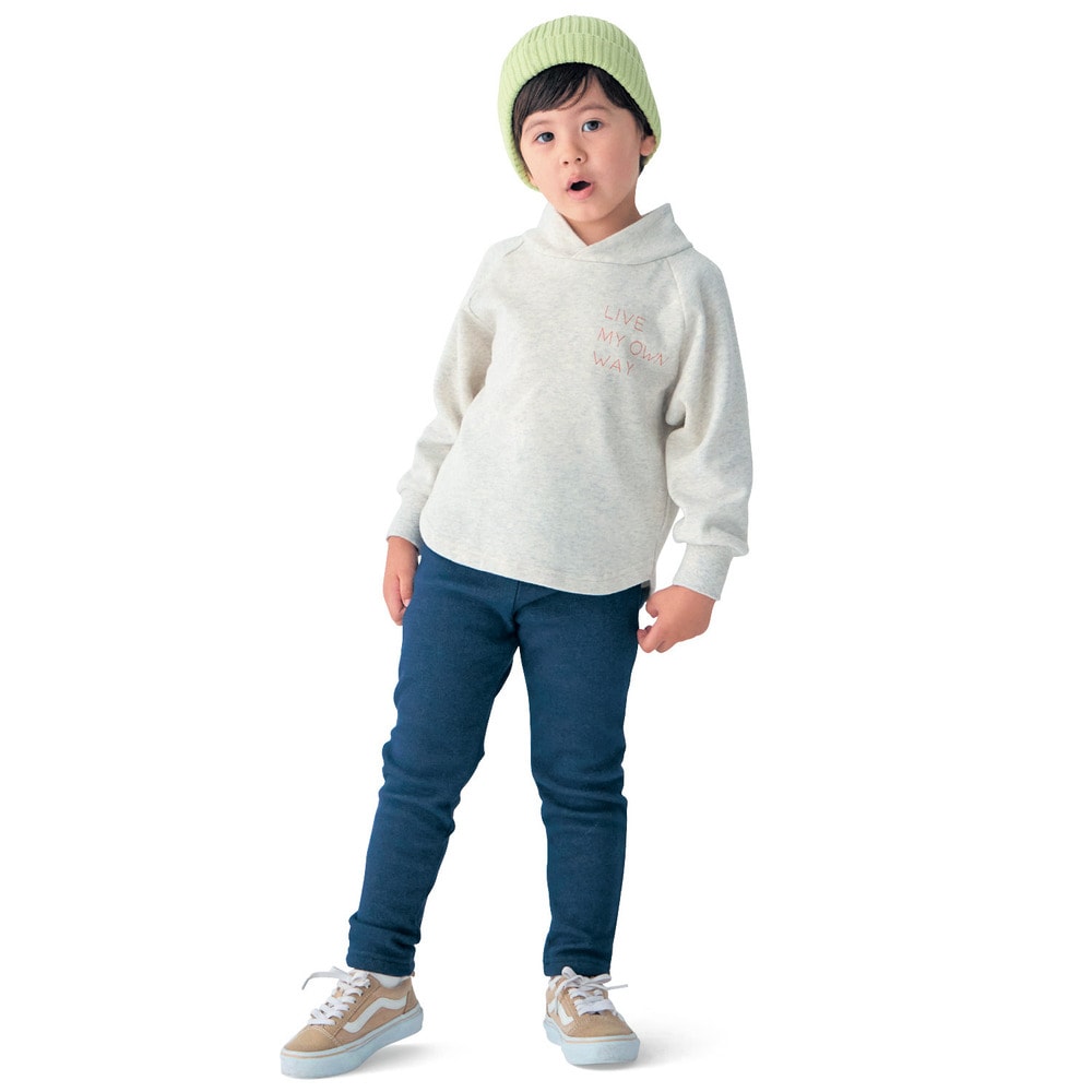 ふわふわほかほか！裏シャギーロングパンツ（子供服 パンツ