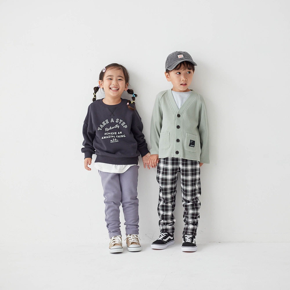 ふわふわほかほか！裏シャギーロングパンツ（子供服 パンツ
