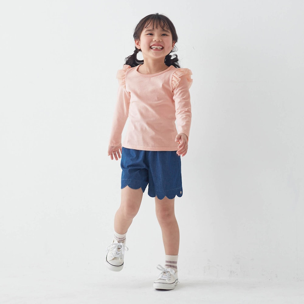 ライトピンク／モデル身長110cm・110サイズ着用