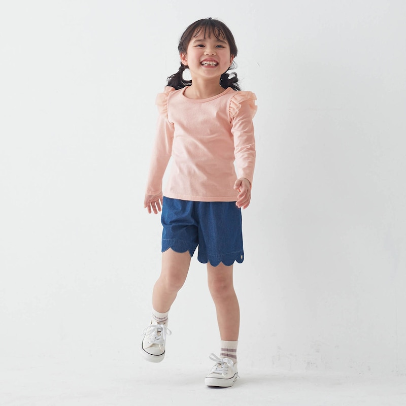 ライトピンク／モデル身長110cm・110サイズ着用