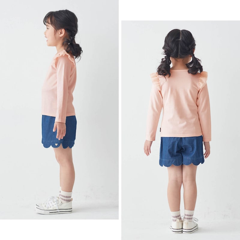 ライトピンク／モデル身長110cm・110サイズ着用