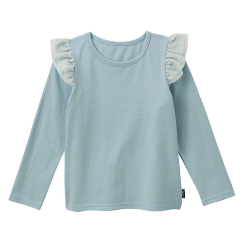 肩チュール長袖Ｔシャツ 【レビューで高評価！】【子供服】